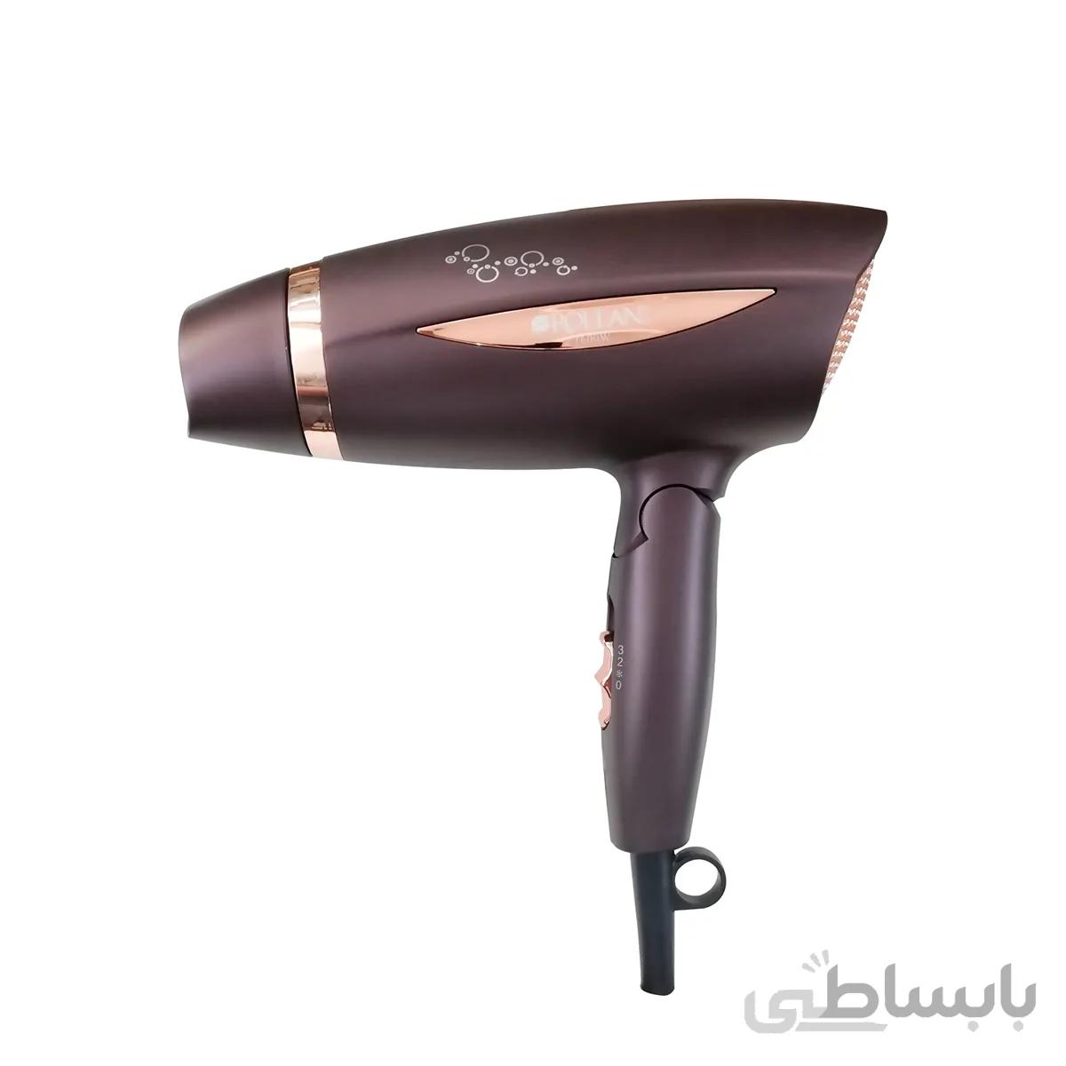 سشوار مسافرتی رولن مدل RS1148 همراه با دو سال گارانتی ا Rollan RS1148 Hair Dryer