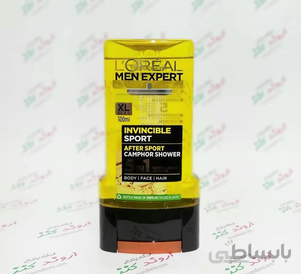ژل دوش لورآل LOREAL مدل INVINCIBLE SPORT
