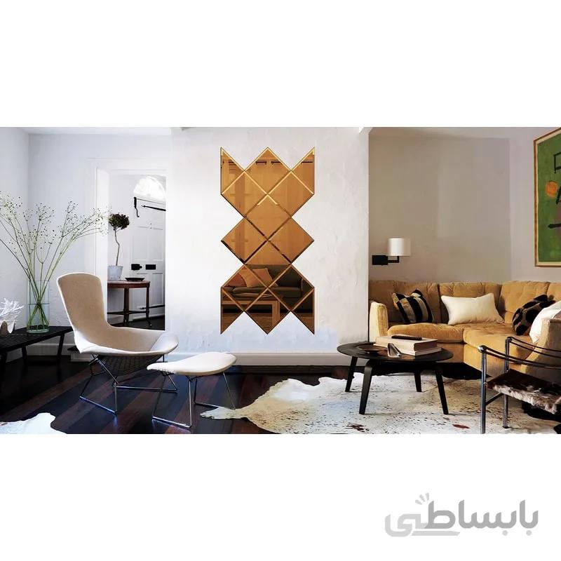آینه دکوراتیو تجسم مدل GALAXY01