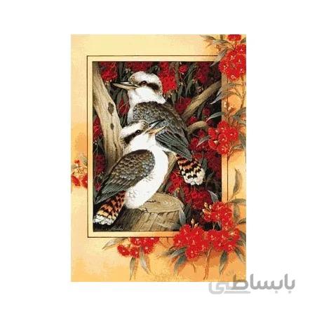 نخ و نقشه تابلو فرش گل کد 45