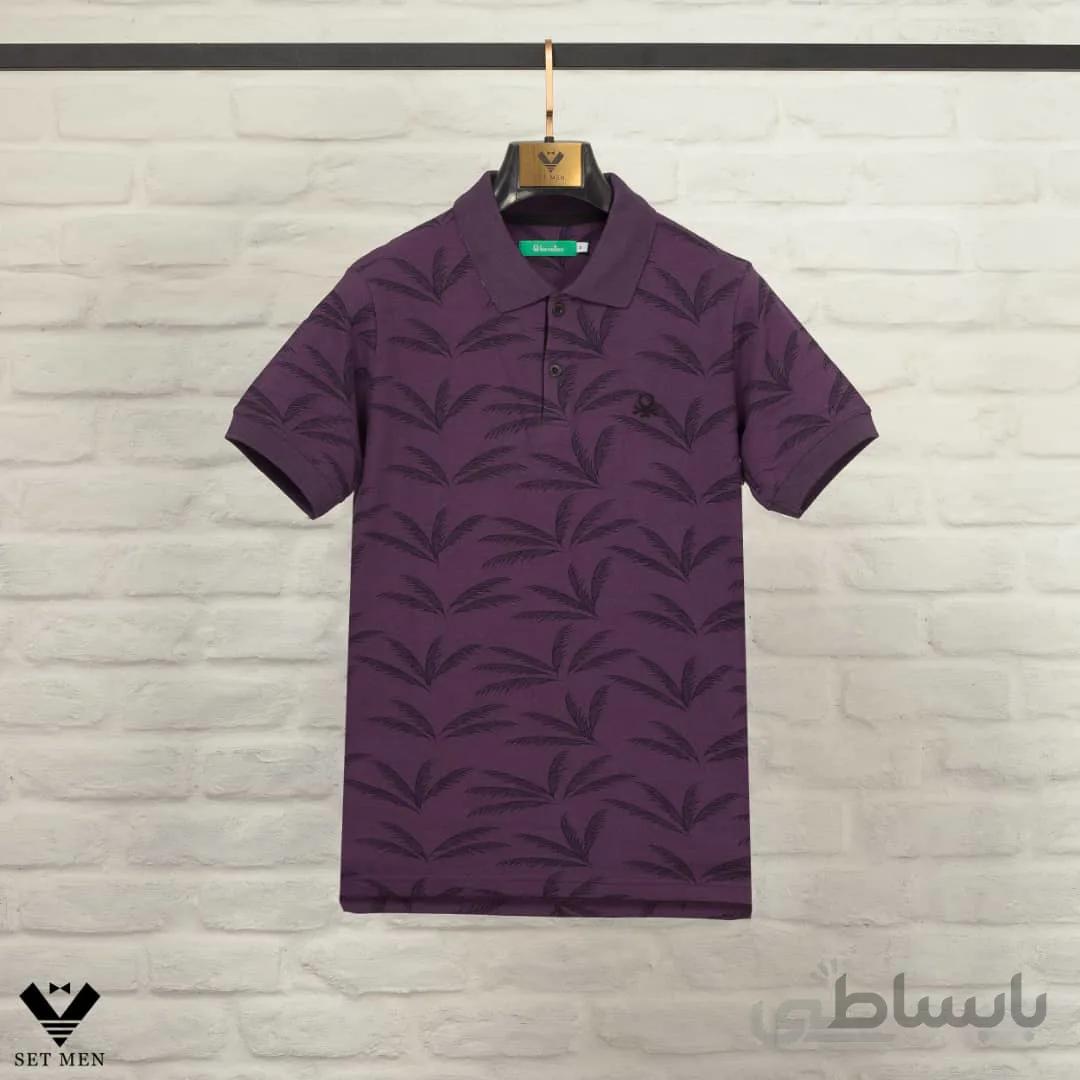تیشرت یقه دار ۲دکمه هاوایی ty101