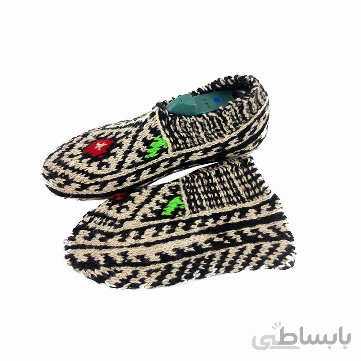 جوراب بافتنی کاموایی زنانه کردستان کد 23