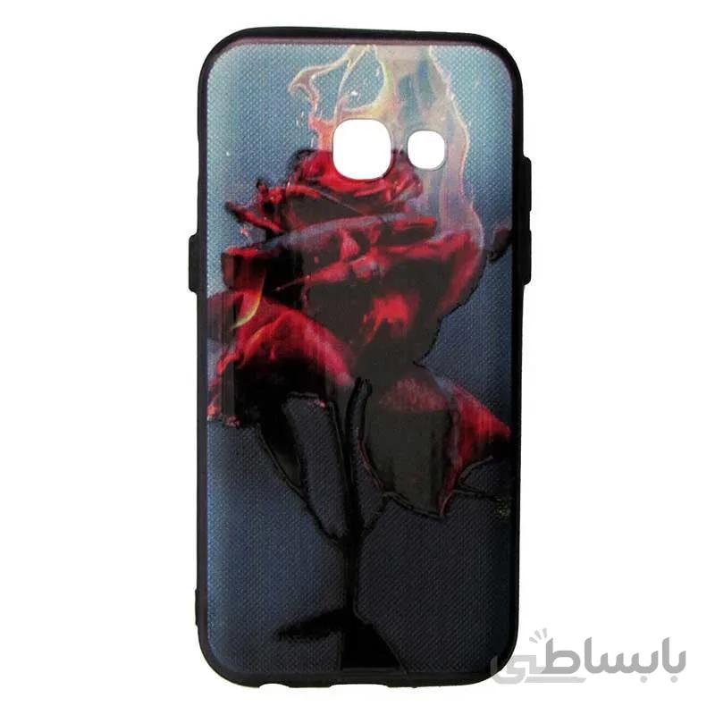 قاب فانتزی برجسته زنانه طرح گل گوشی سامسونگ Samsung A3 2017