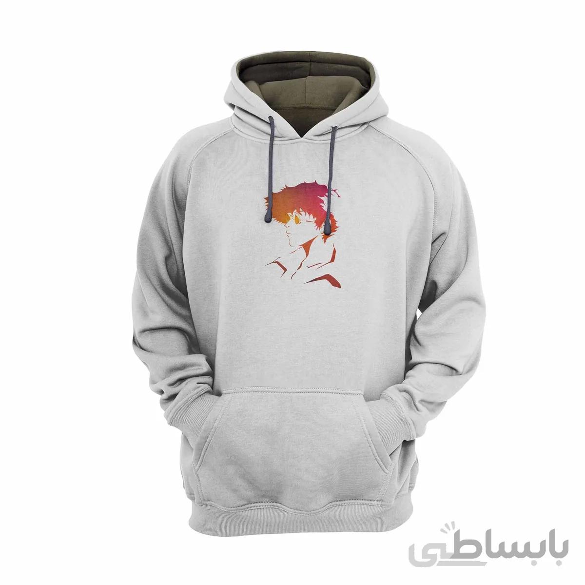هودی سفید طرح انیمه کابوی بیباپ Cowboy Bebop کد KCT10460 کد 284915