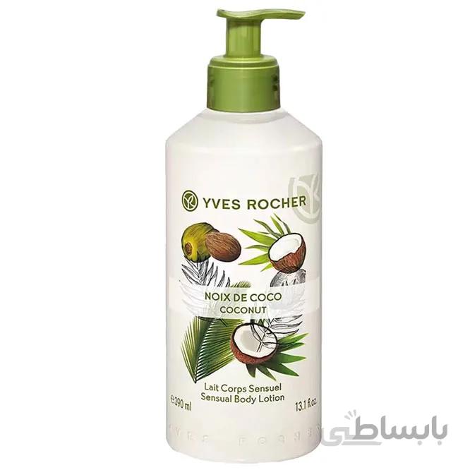 لوسیون بدن با رایحه نارگیل Coconut ایوروشه 390 میلی لیتر