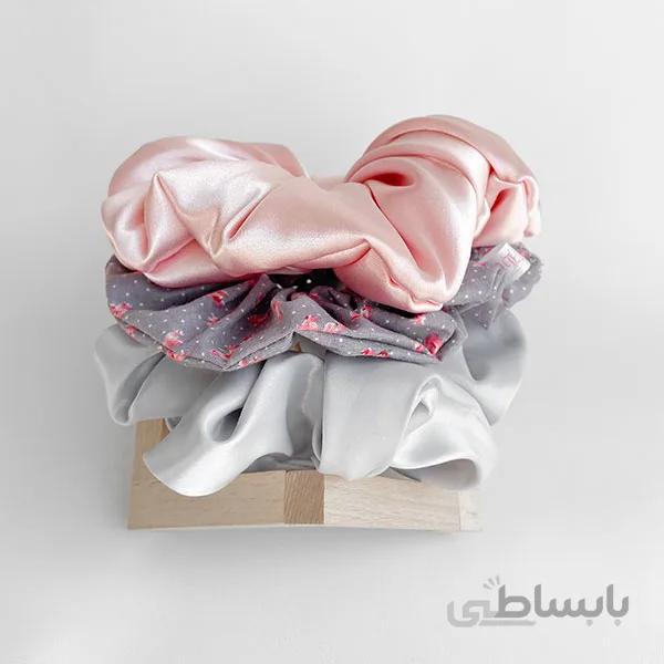 پک گل سرخی ا Scrunchies