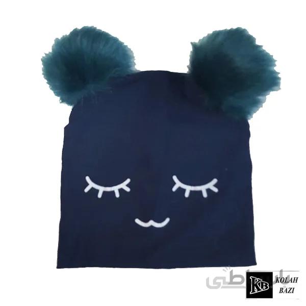 کلاه پارچهای زمستانه بچه گانه مدل tbb74 ا Single textured baby hat tbb74