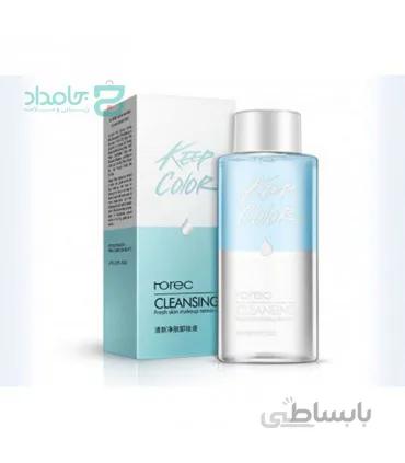 محلول پاک کننده آرایش دو فاز رورک مدل KEEP COLOR حجم ۱۵۰ میلی لیتر