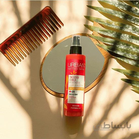 اسپری دوفاز شی باتر و گل ترش اربن کر مخصوص موی فر و مجعد 200 میل URBAN CARE TWISTED CURLS TWO-PHASE CONDITIONER