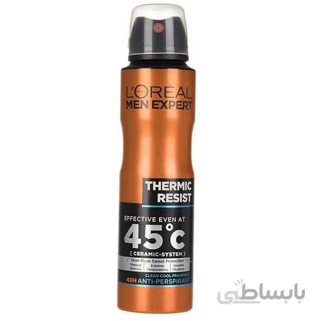 اسپری ضد تعریق مردانه لورال مدل Thermic Resist حجم 250میل