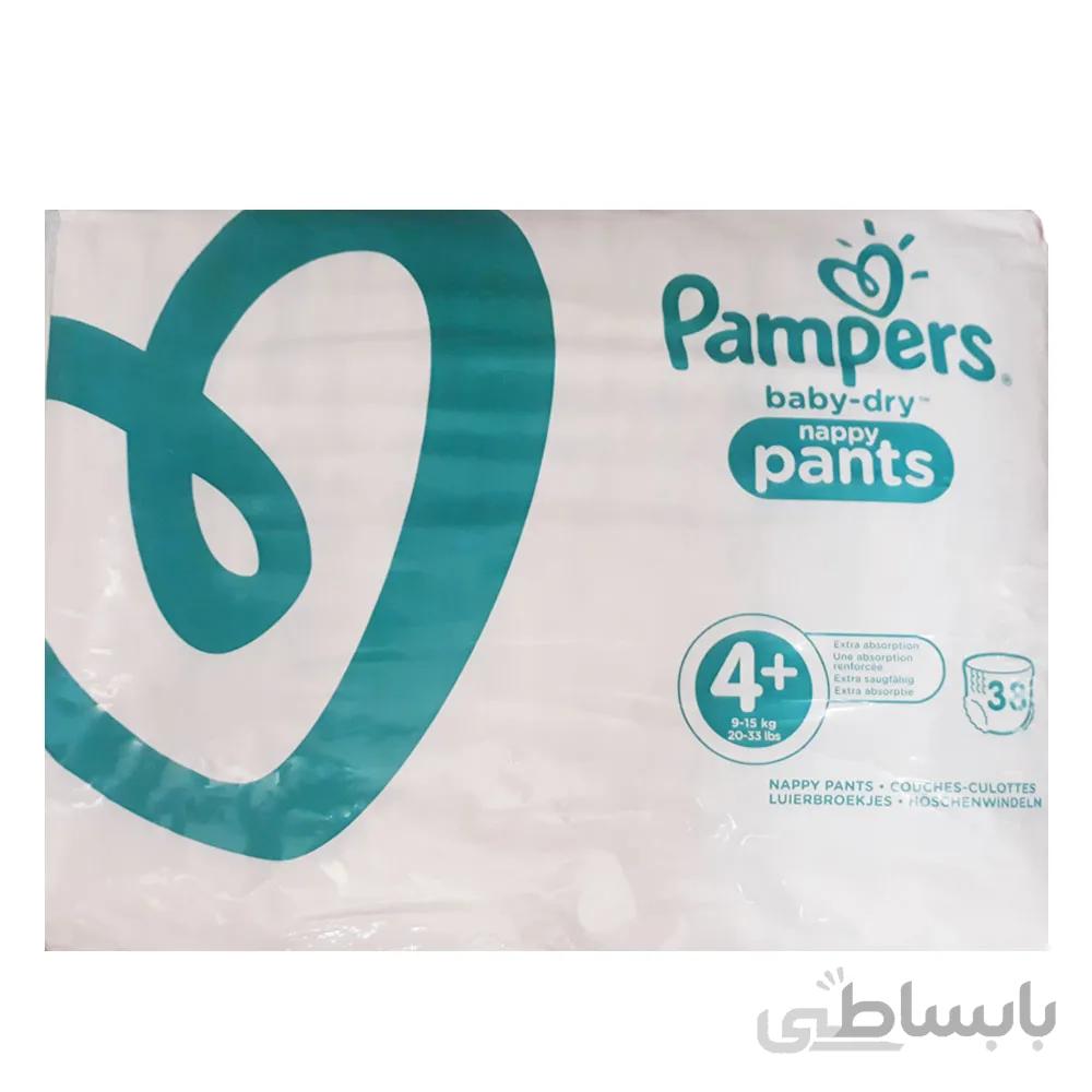 پوشک پمپرز مدل Baby Dry Nappy Pants سایز4 ا Pampers Baby Dry Nappy Pants 4Size 38Pack