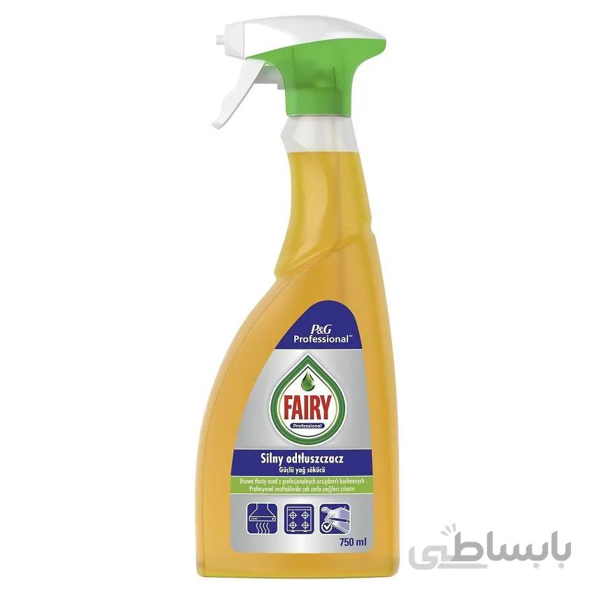 اسپری پاک کننده چربی سطوح فیری FAIRY حجم 750 میلی