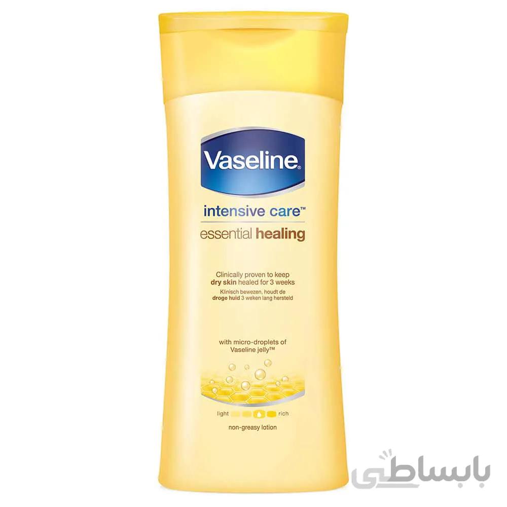 لوسیون بدن وازلین عصاره جو مدل Essential Healing 400ml
