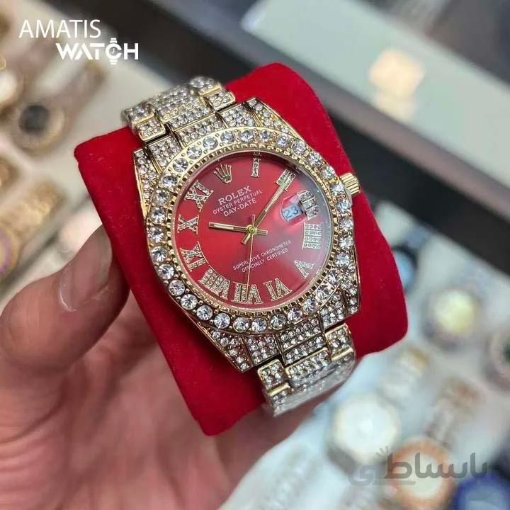 ساعت مچی فول نگین رولکس مدل Rolex Day_Date 4234A