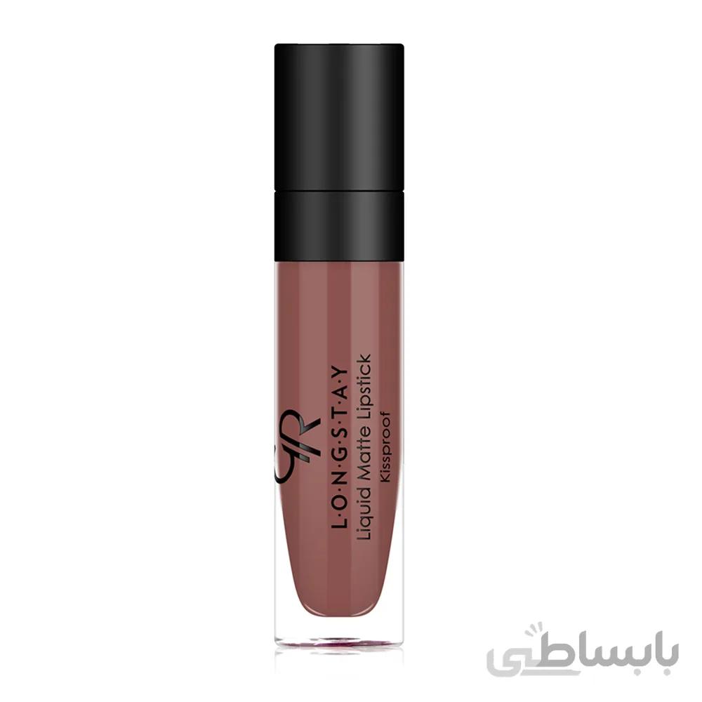 رژ لب مایع مات بادوام گلدن رز شماره 22 ا Golden Rose Long stay Liquid Matte Lipstick No. 22