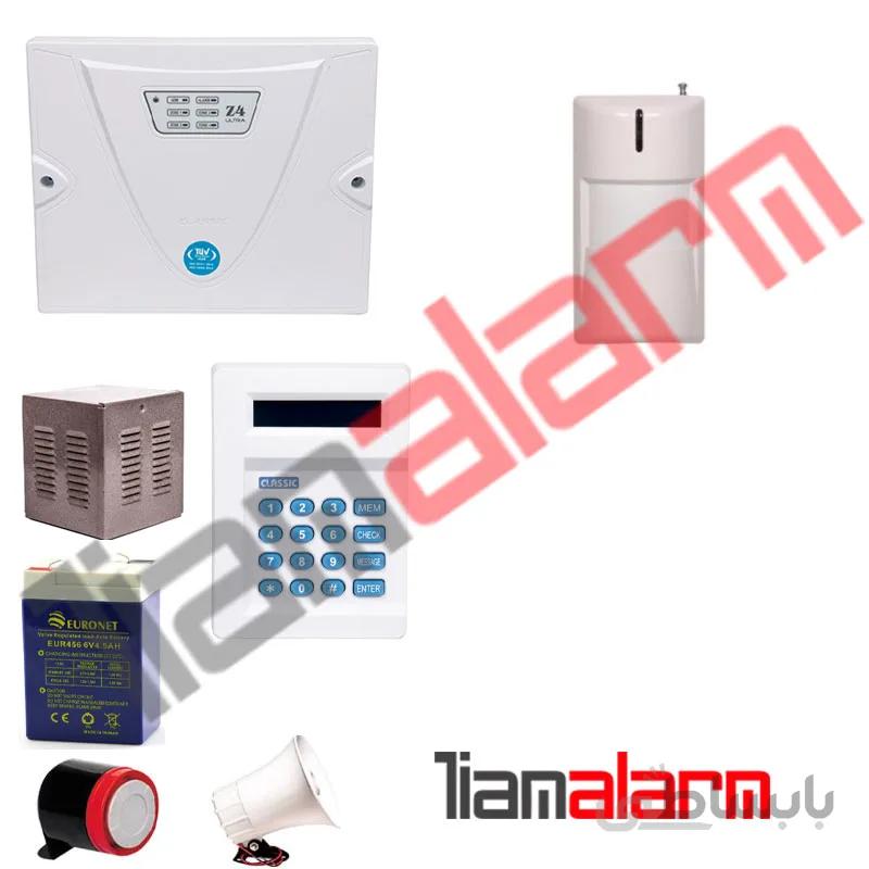 پکیج دزدگیر اماکن بیسیم مدل کلاسیکPROبا تلفن کننده ی 20 حافظه CLFOX1