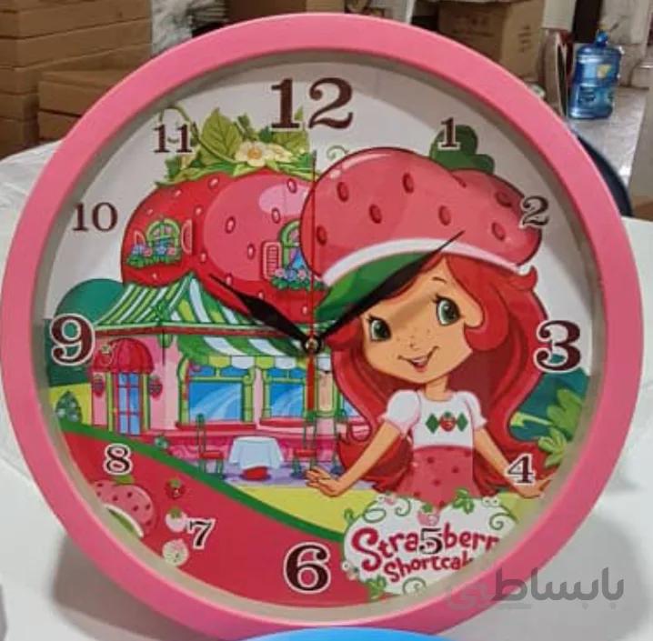 ساعت دیواری کودک دختر توت فرنگی قطر ۳۳ برند سیتیزن - ضمانت سلامت کالا ا Baby watch