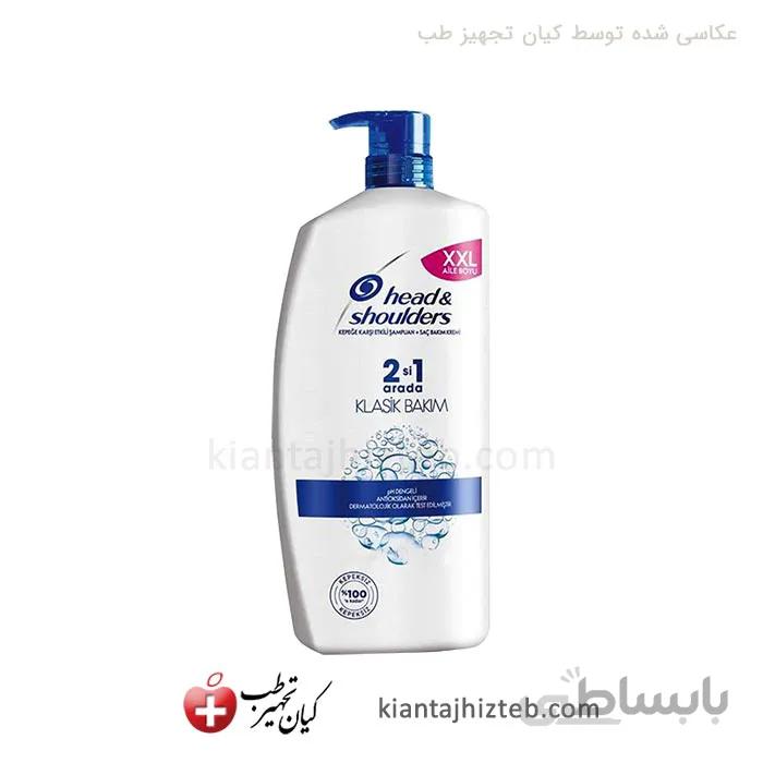 شامپو head & shoulders کلاسیک 2 در 1 پمپی 800 میل