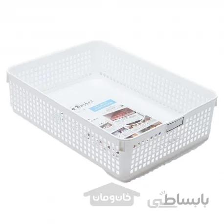 سبد اندازه A4 با قابلیت نام نویسی رنگ سفید (ساخت ژاپن)