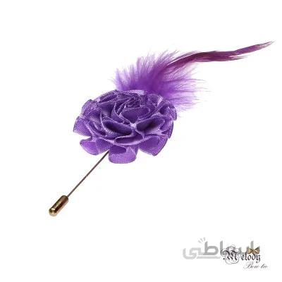گل کت پارچه ای - مردانه (بنفش)
