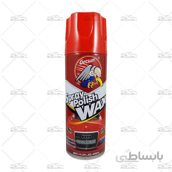 اسپری پولیش واکس گتسان 450 میلی ا Getsun Spray Polish Wax 450 ML