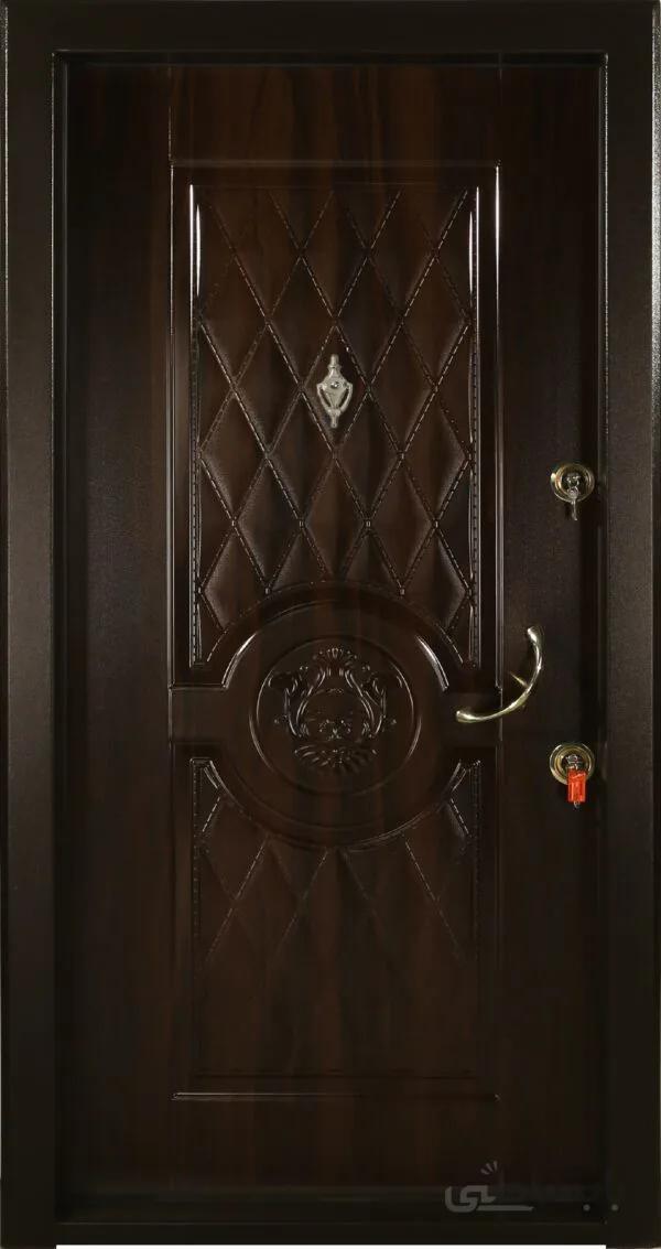 درب ضدسرقت سری ملامینه کد 7103 روشن / سایز 118
