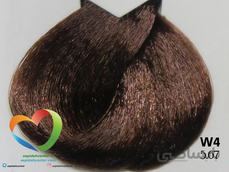 رنگ مو ی ترام کالر traum color قهوه ای فندقی روشن W4 – 5.67