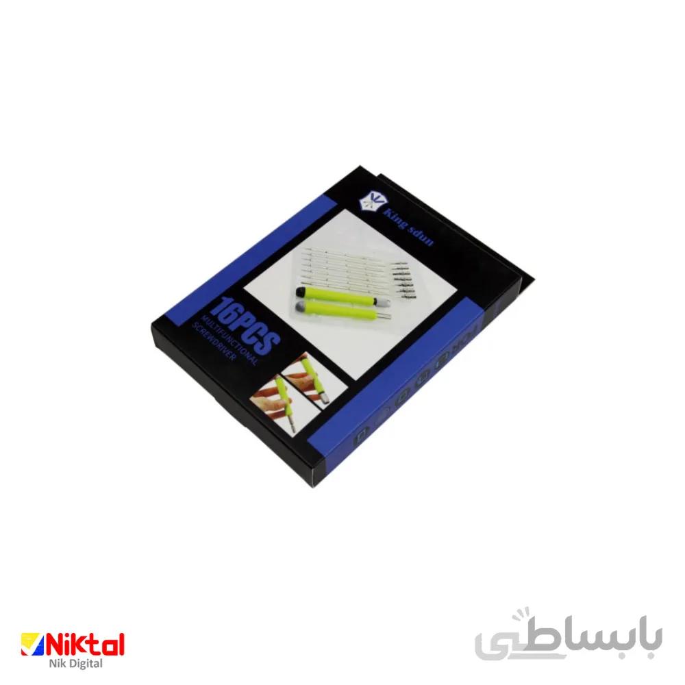 پیچ گوشتی چند منظوره مغناطیسی تعمیرات الکترونیکی مدل KS-8116B