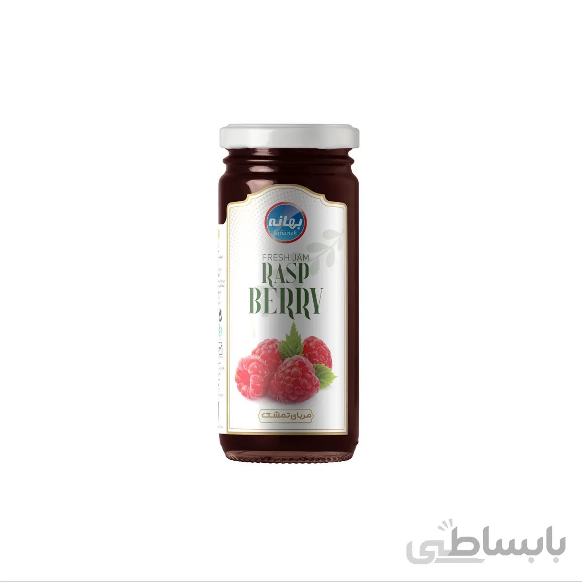 مربا تمشک 300 گرم بهانه بسته 12 عددی