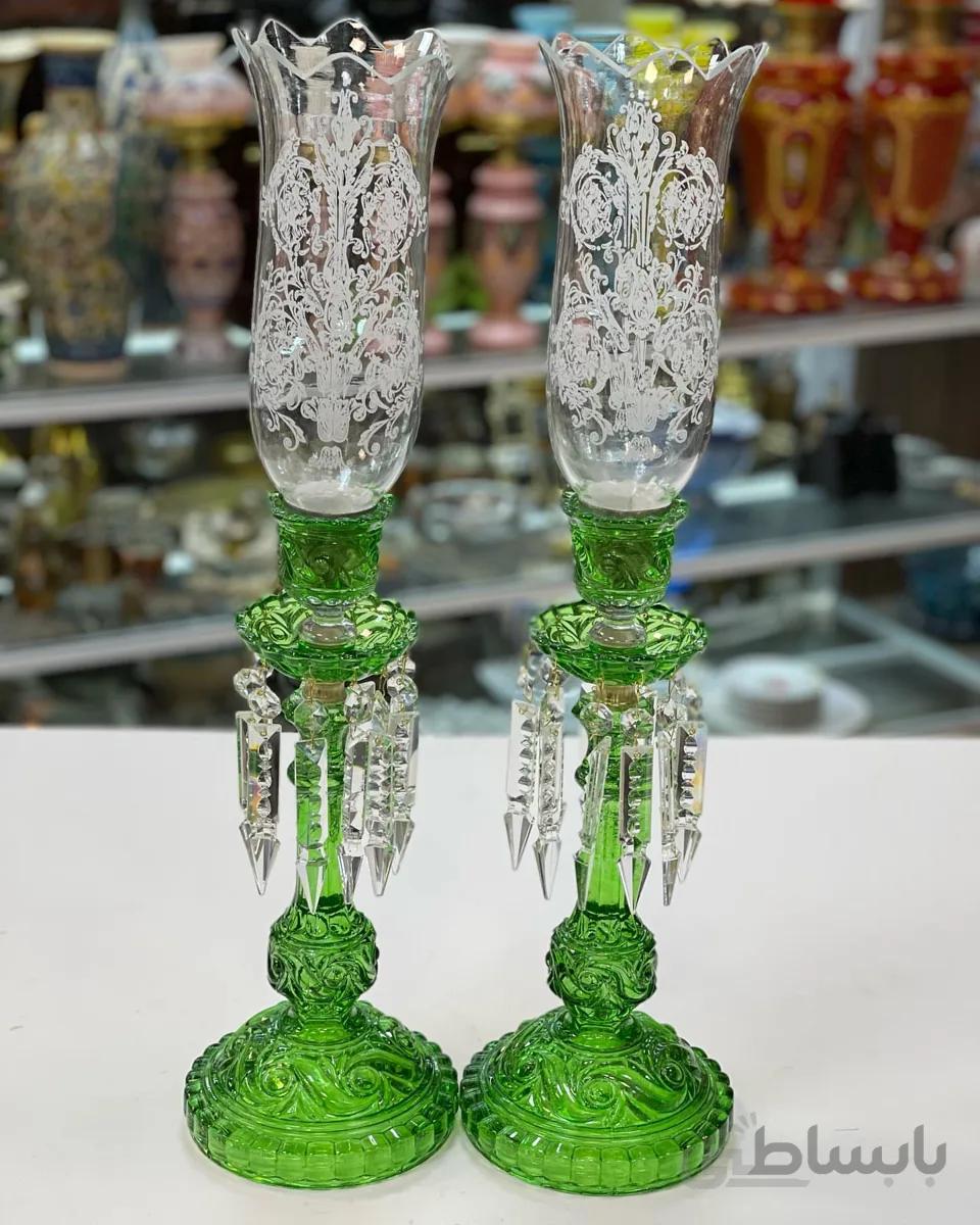 شمعدان چشم بلبلی سبز