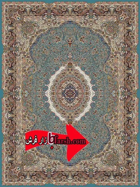 فرش نگین مشهدکد 73000 ابی