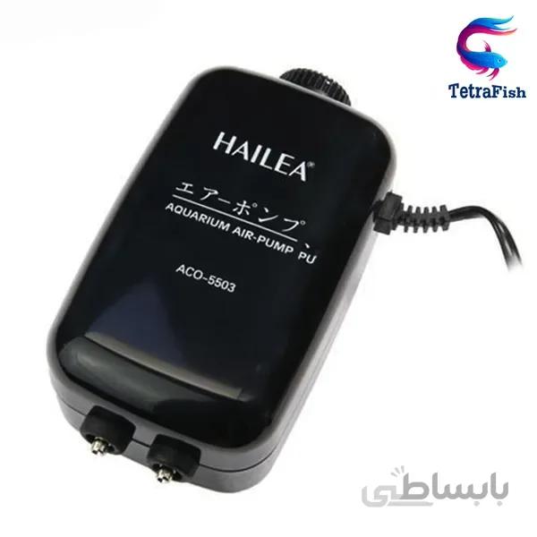 پمپ هوای دو خروجی آکواریوم هایلا 5504
