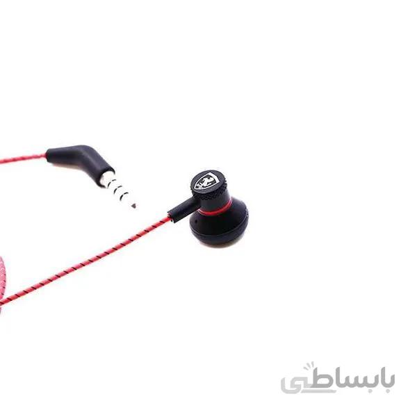 هندفری تک سیم ورزشی فراری ا Ferrari Training Mono Earphone 3.5mm Jack - Black