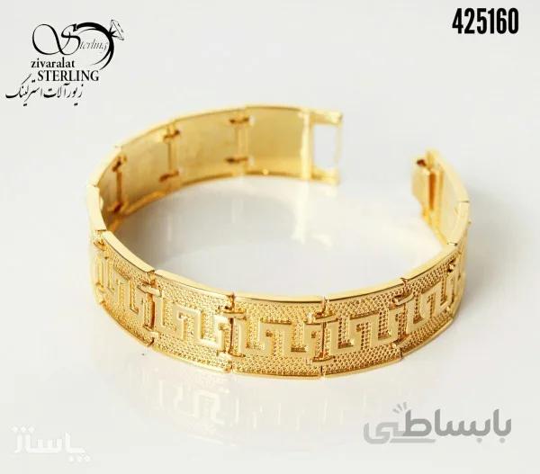 دستبند زنانه طرح طلا کد: 3138 کد 521208