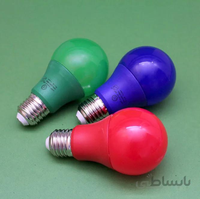 لامپ LED آفتاب 10 وات 220V حبابی رنگی