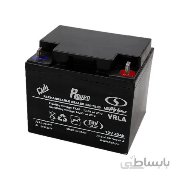 باتری یو پی اس 12 ولت 42 آمپر ساعت صبا باتری ا Battery UPS 12V 42Am Saba Battery