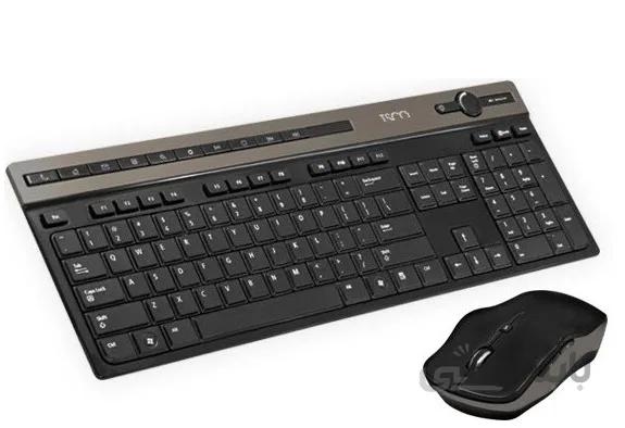 کیبورد و ماوس بی سیم تسکو مدل TKM7106W با حروف فارسی ا TSCO TKM7106W Wireless Keyboard and Mouse With Persian Letters کد 306999