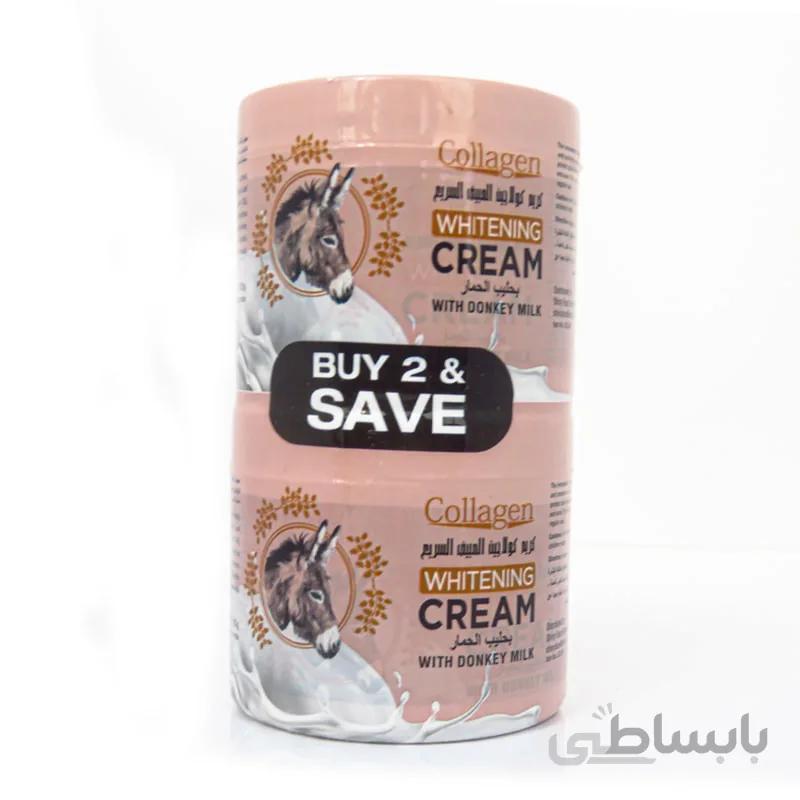 کرم سفید کننده شیر الاغ Collagen حجم 150 گرم