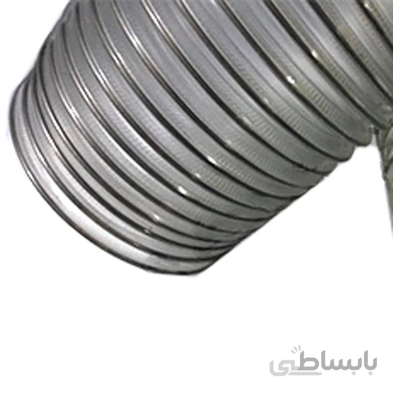 لوله خرطومی PVC مکنده شاخه 6 متری قطر 6 سانتیمتر معادل 2.4 اینچ
