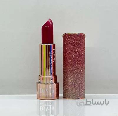 رژلب جامد اکلیلی دیوایو ۱۰۸ / DiVio Makeup Lovely Lipstick Shinny