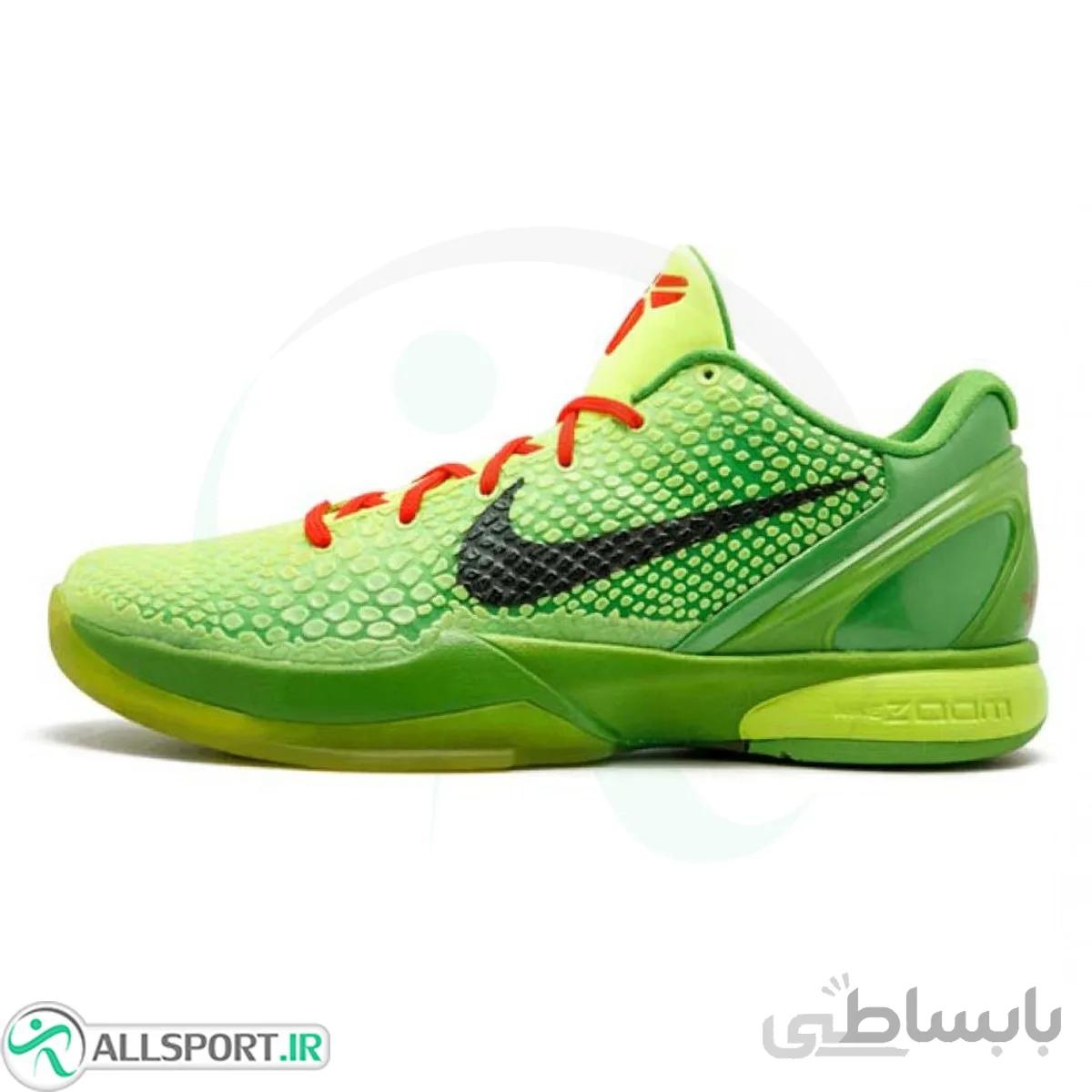 کفش بسکتبال نایک طرح اصلی Nike Kobe 6 Green