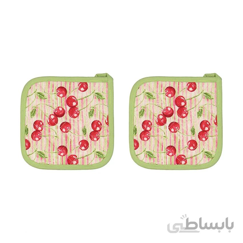 دستگیره آشپزخانه کتان رزین تاژ طرح گیلاس