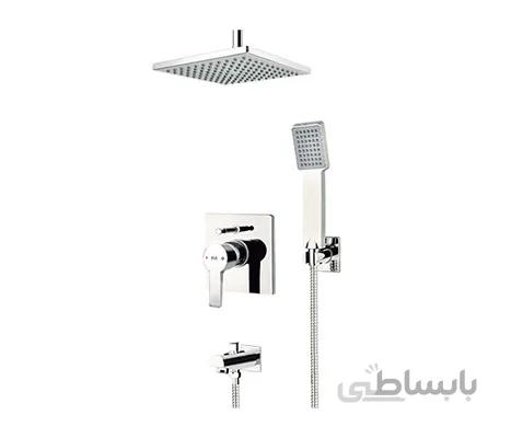 دوش توکار مدل فلت کروم تیپ 4 کلار (Kelar)