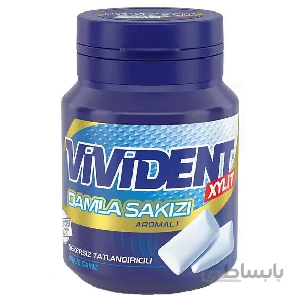 آدامس ویویدنت سقز قوطی بدون شکر 66 گرم Vivident