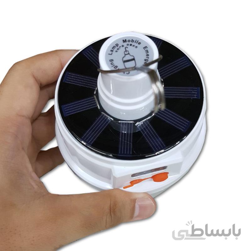 لامپ شارژی خورشیدی مدل DC5-6V 100W