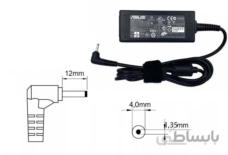 آداپتور لپ تاپ ایسوس 19V 3.42A 4.0X1.35 ا ASUS 19V 3.42A DC: 4.0X1.35