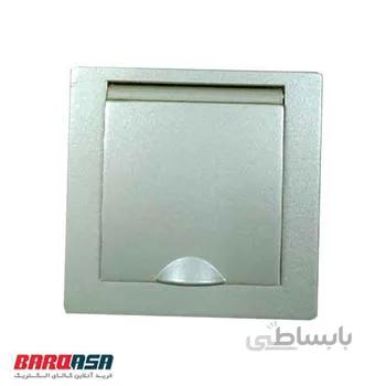 پریز برق بارانی ساده بژ ویرا