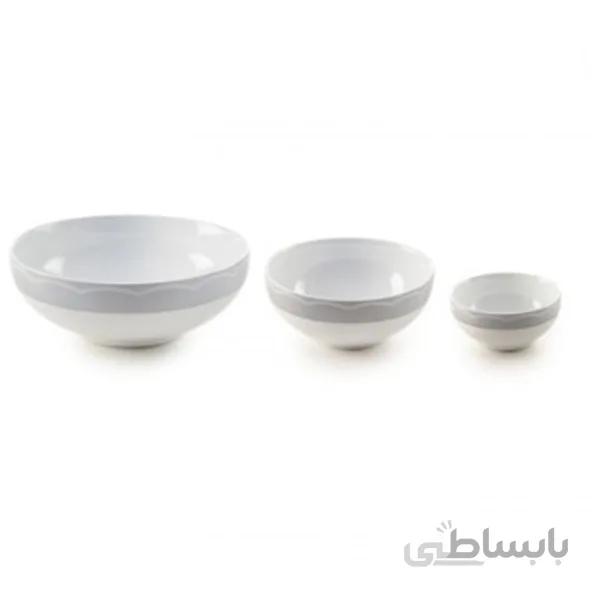 سرویس چینی 13 پارچه پیاله ایزابل پلاتینی (ezabell) درجه عالی