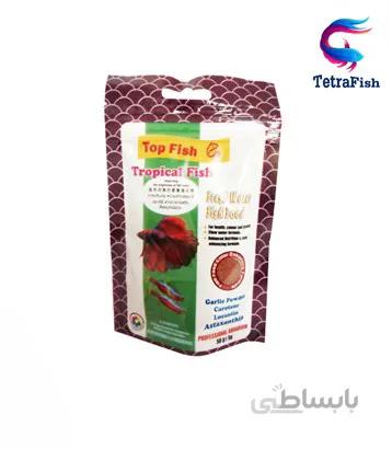 غذای ماهی مینی پلت تاپ فیش مدل تروپیکال ( رنگدانه) 50 گرمی