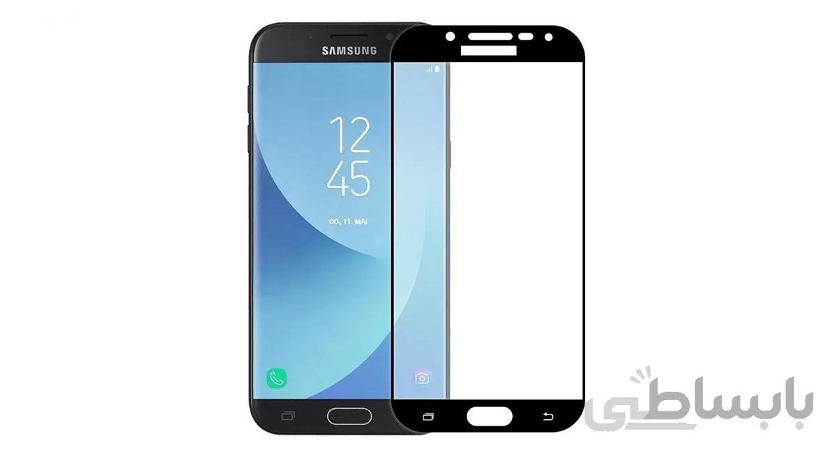 محافظ تمام صفحه نمایشگر براق سامسونگ J5 pro ا clear screan protector samsung j5 pro